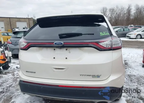 2015 Ford Edge Titanium z USA, uszkodzony, nr VIN 2FMPK4K96FBB31819
